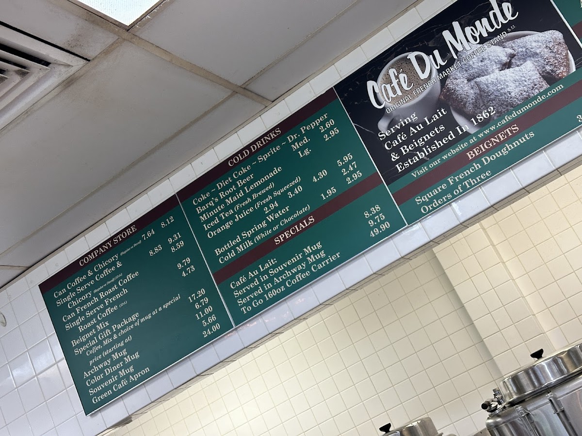 Cafe Du Monde Menu - Image 6